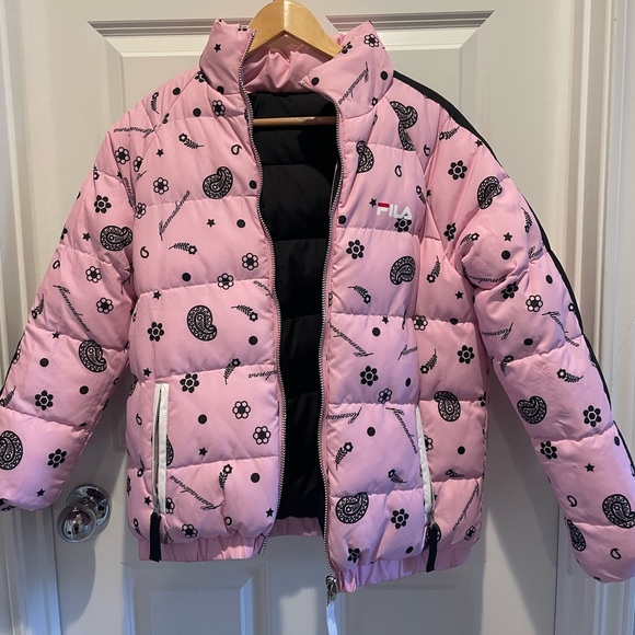 Fila Puffer Jacket REVERSIBLE - Picture 3 of 6